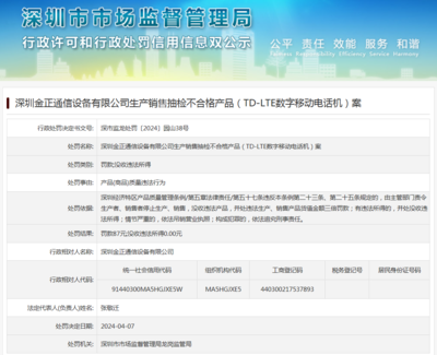 從金正通信抽檢不合格案看通信設(shè)備市場的監(jiān)管與自律